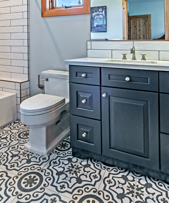 Ornate Tile for Bathroom CTC Tile